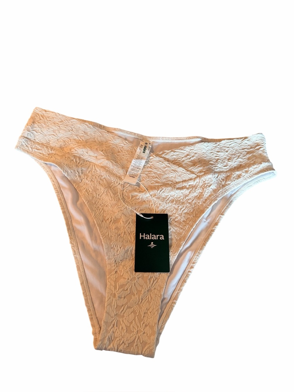 HALARA Cream Lace Bikini Bottoms NWT Size XL